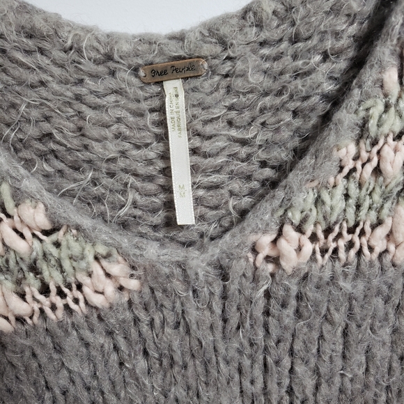 FREE PEOPLE Striped Linus Wool Sweater - Picture 5 of 7